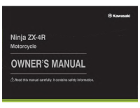 Kawasaki ZX-4R - Owners-Manual EN 2022- 